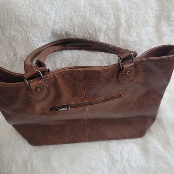 Antik Kraft leather shoulder tote bag - Picture 9 of 16